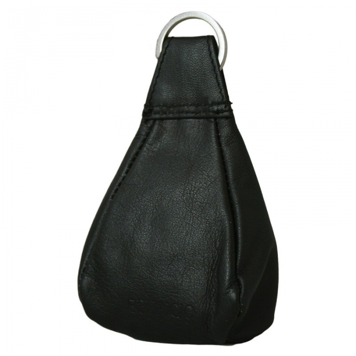 Portchei piele naturala Bellugio PCH25 albastru Navy [3]