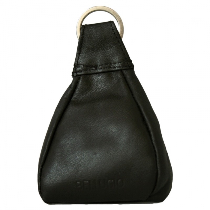 Portchei piele naturala Bellugio PCH25 albastru Navy [6]