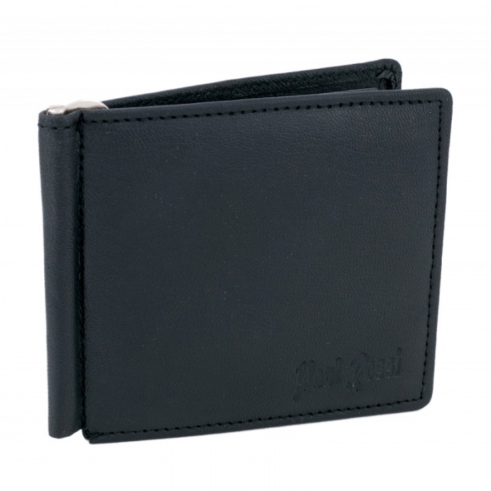 Portbancnota piele naturala Paul Rossi PBA01 Negru [2]