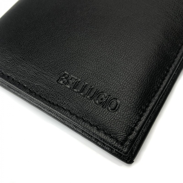 Portcard piele naturala Bellugio PCA01 Rosu [3]