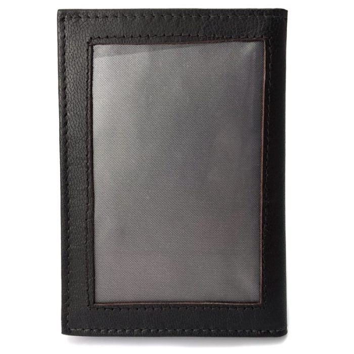 Portcard piele naturala Bellugio PCA40 Negru [4]