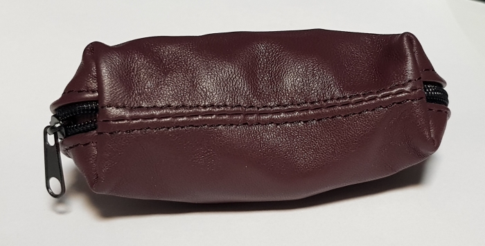 Portchei piele naturala Maron pentru chei lungi PCH70 [4]