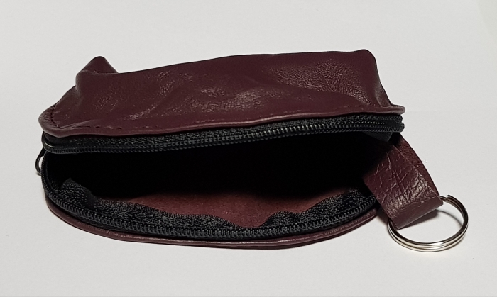 Portchei piele naturala Maron pentru chei lungi PCH70 [3]