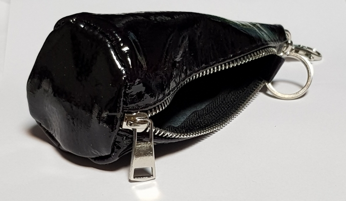 Portchei piele naturala Bordo (inchis) pentru chei lungi PCH62 [4]