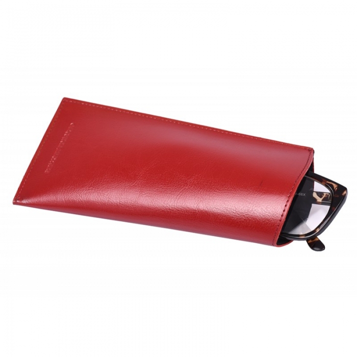 Portochelari (etui) piele naturala Rosu - POC02 [2]