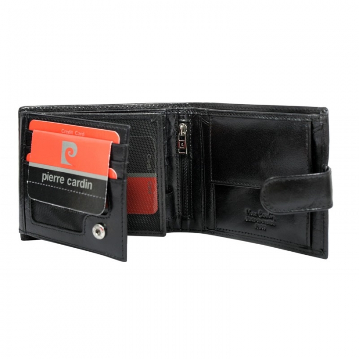 Set cadou din piele naturala, Negru, PORM633 [2]