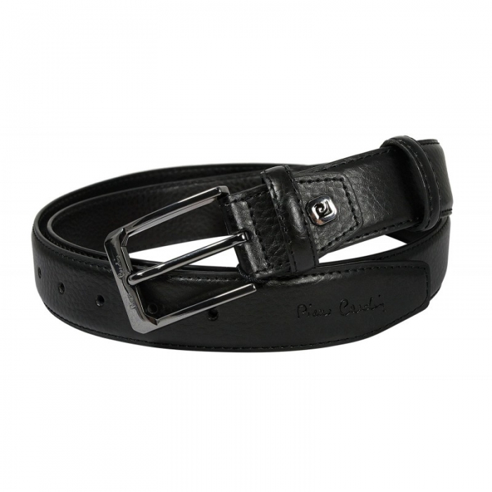 Portofel barbati + curea (set piele naturala) Pierre Cardin PORM88 Negru [5]