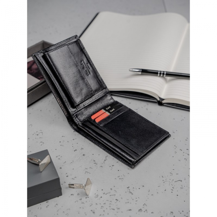 Portofel barbati + curea (set piele naturala) Pierre Cardin PORT401 cu protectie RFID [14]