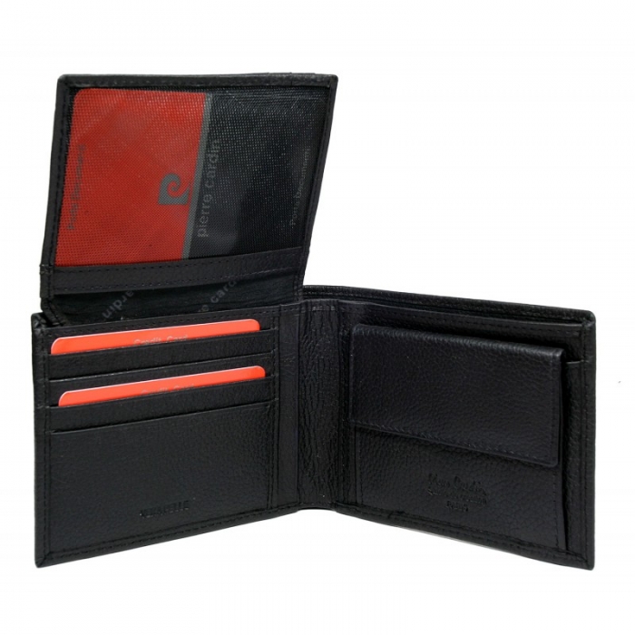 Set cadou barbati din piele naturala, Negru, PORM632 [3]