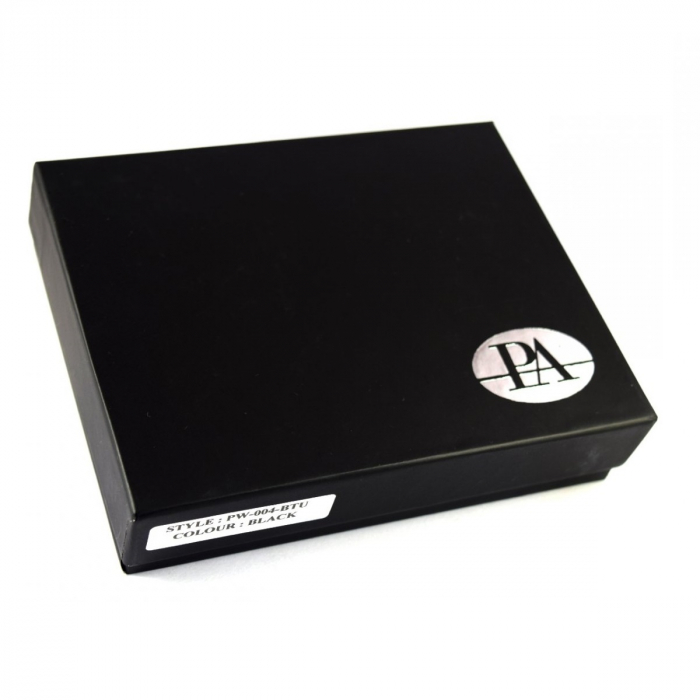 Portofel barbati de lux din piele naturala PORMG039 Negru [6]