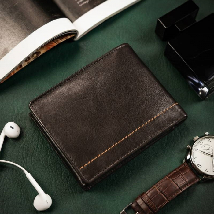 Portofel barbati de lux din piele naturala Rovicky PORM642 [6]