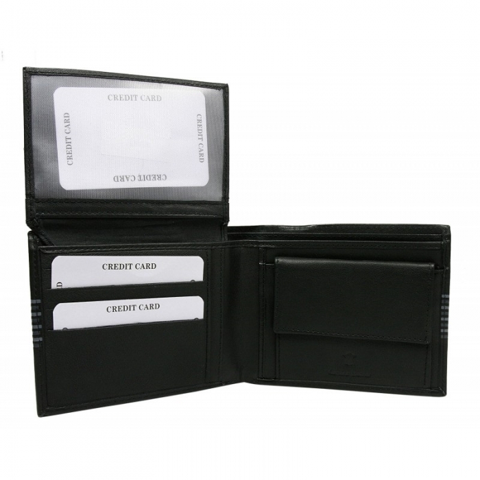 Portofel barbati din piele naturala Bespecial PORM558 Negru [2]