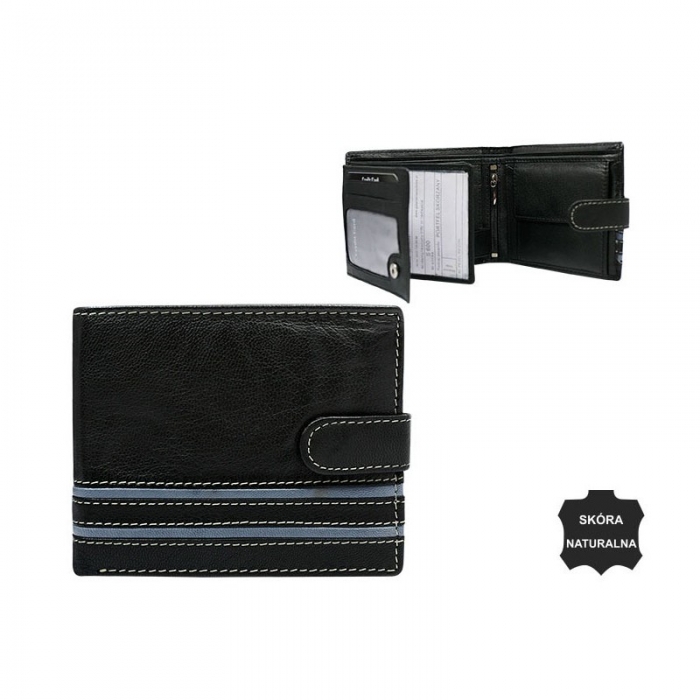 Portofel barbati din piele naturala BeSpecial PORM605 Negru [3]