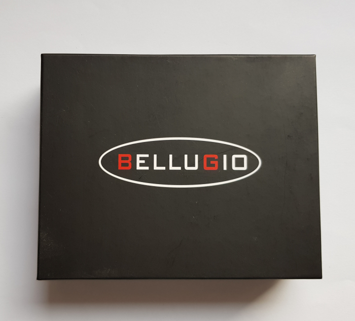 Portofel barbati din piele naturala cu dunguta rosie Bellugio PORMZ007 [7]