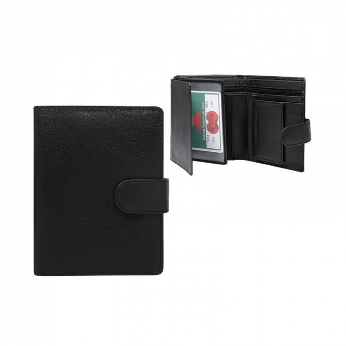 Portofel barbati din piele naturala PORMG029 Negru [3]
