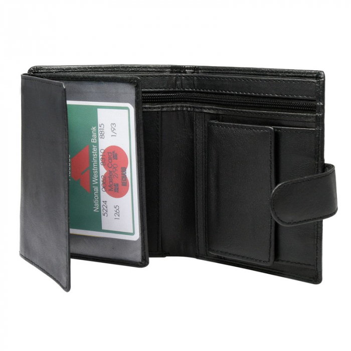 Portofel barbati din piele naturala PORMG029 Negru [2]