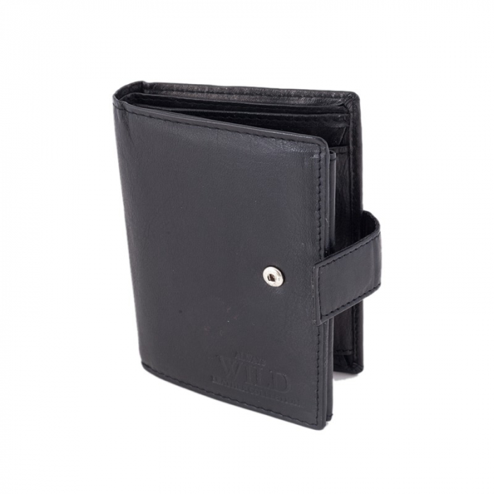 Portofel barbati din piele naturala PORMG057 Negru, cu RFID [3]