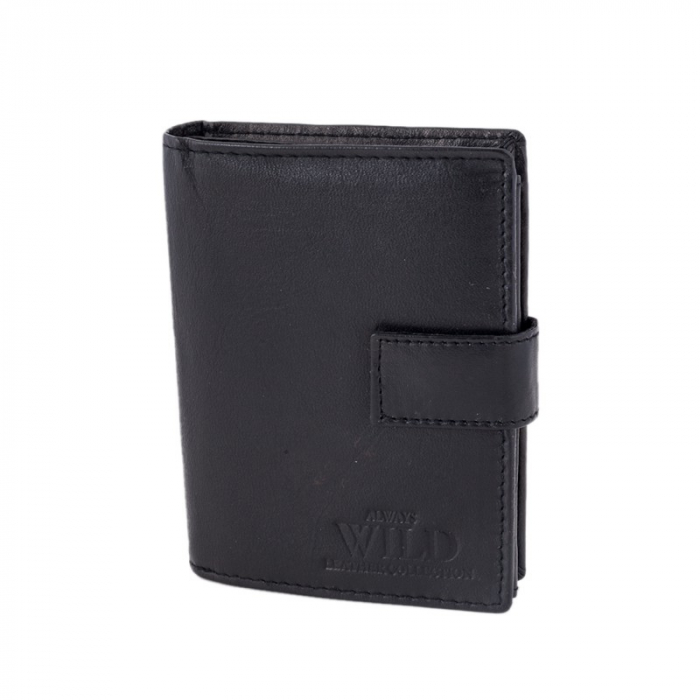 Portofel barbati din piele naturala PORMG057 Negru, cu RFID [13]