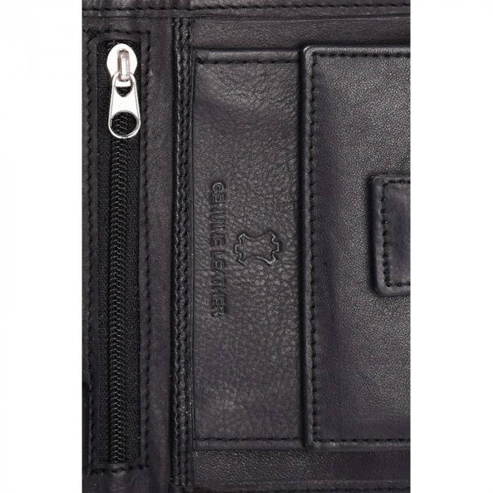 Portofel barbati din piele naturala PORMG057 Negru, cu RFID [10]