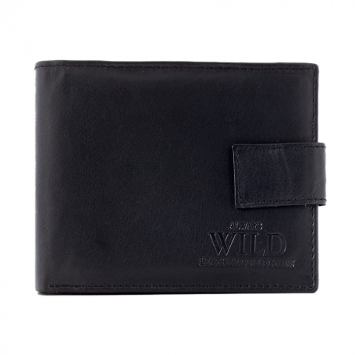 Portofel barbati din piele naturala PORMG058 Negru, cu RFID [10]