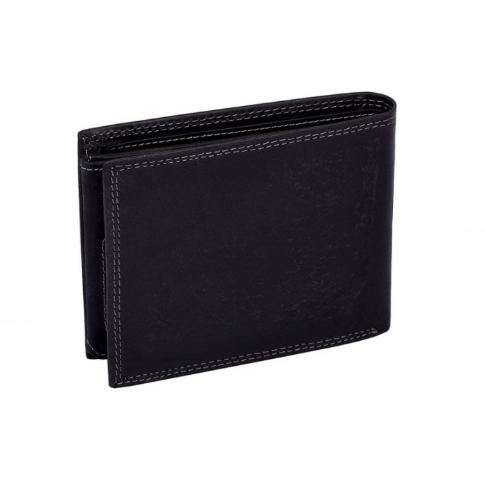 Portofel barbati din piele naturala PORMG059 Negru, cu RFID [3]