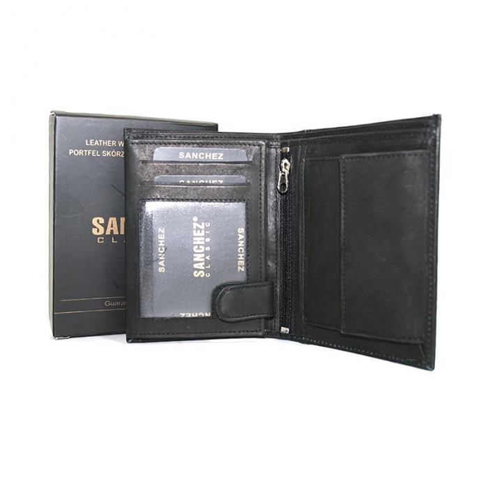 Portofel barbati piele naturala mata  PORM26 Negru [2]