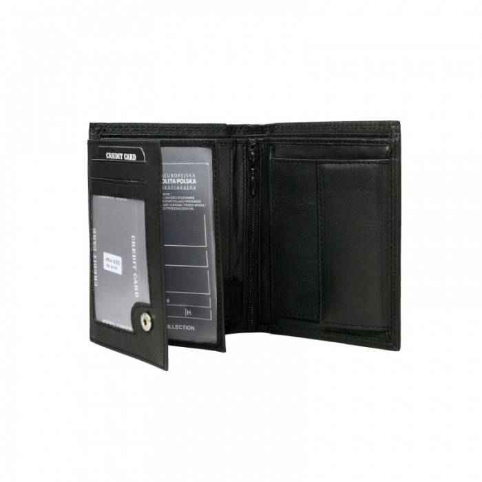 Portofel barbati piele naturala  PORM60 Negru [2]