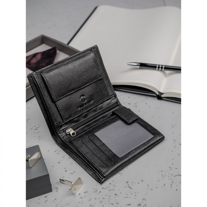 Portofel barbati piele naturala PORMG020 Negru [9]