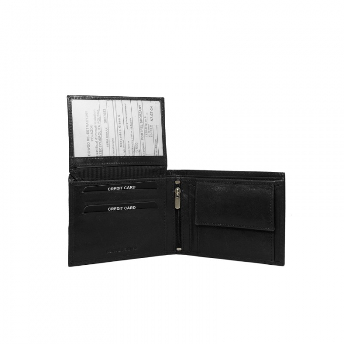Portofel barbati piele naturala Wild PORM67 Negru [2]