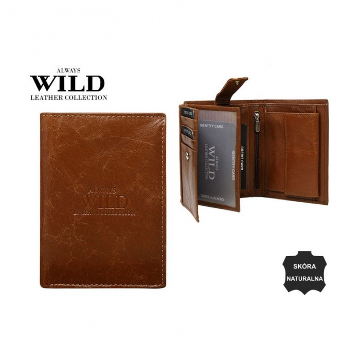Portofel barbati piele naturala Wild PORM69 Maron [3]