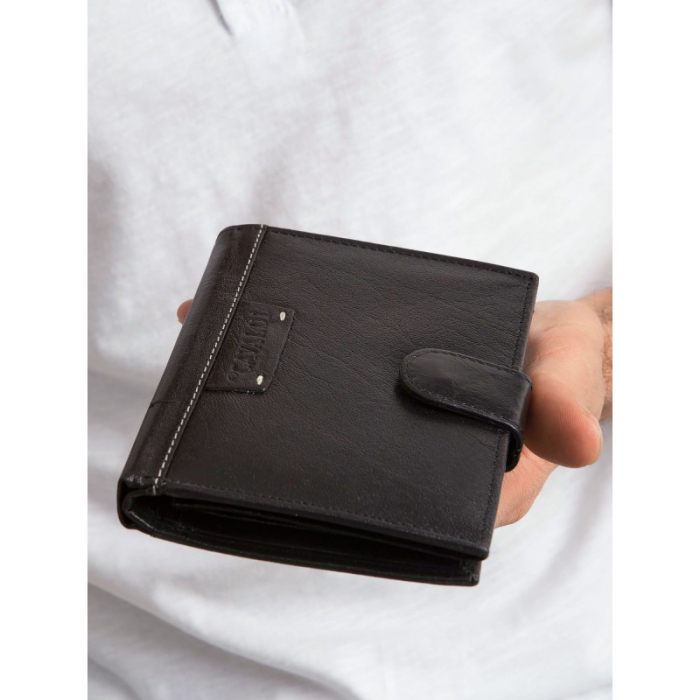 Portofel barbati, PORMG011, piele naturala, Negru [5]