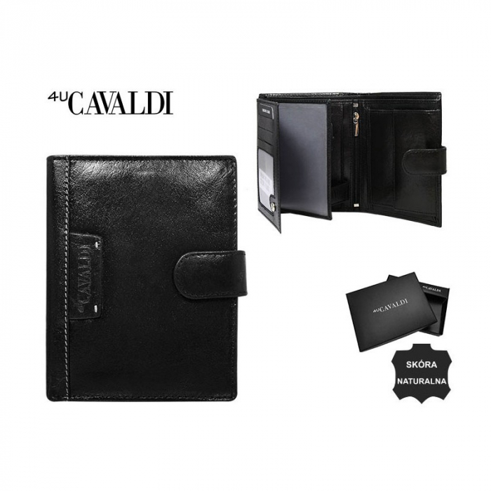 Portofel barbati, PORMG011, piele naturala, Negru [11]