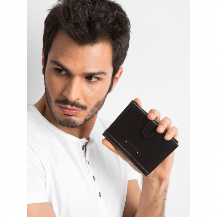 Portofel barbati, PORMG030, piele naturala, Negru [6]