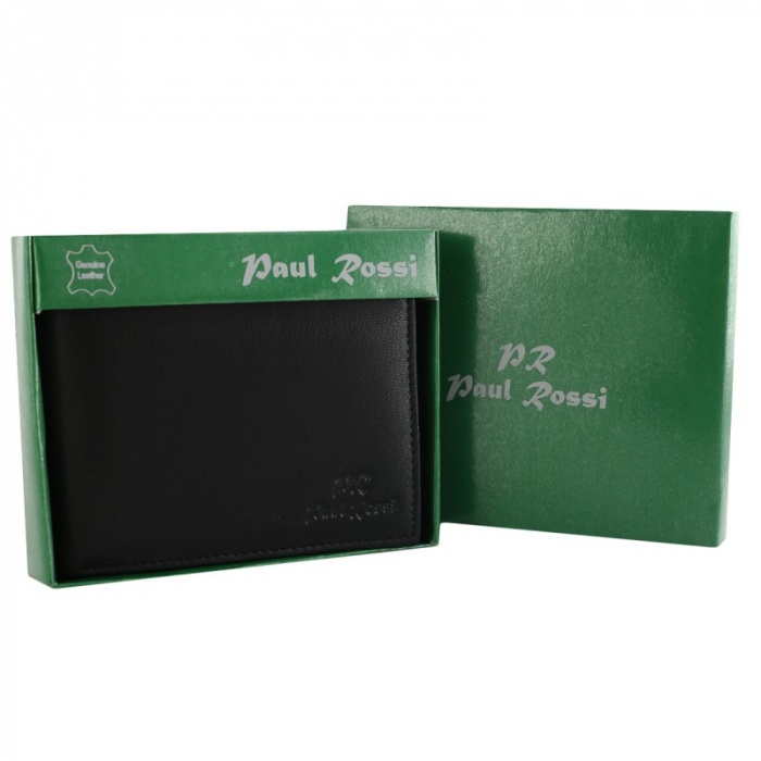 Portofel barbati, PORMG022, piele naturala, Negru, cu RFID [16]