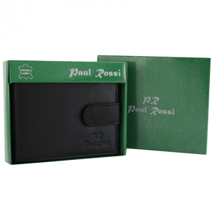 Portofel barbati, PORMG023, piele naturala, Negru, cu RFID [15]