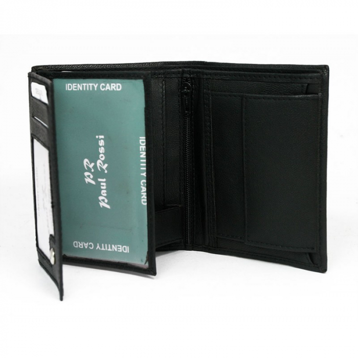 Portofel barbati, PORMG061, piele naturala, Negru, cu RFID [8]