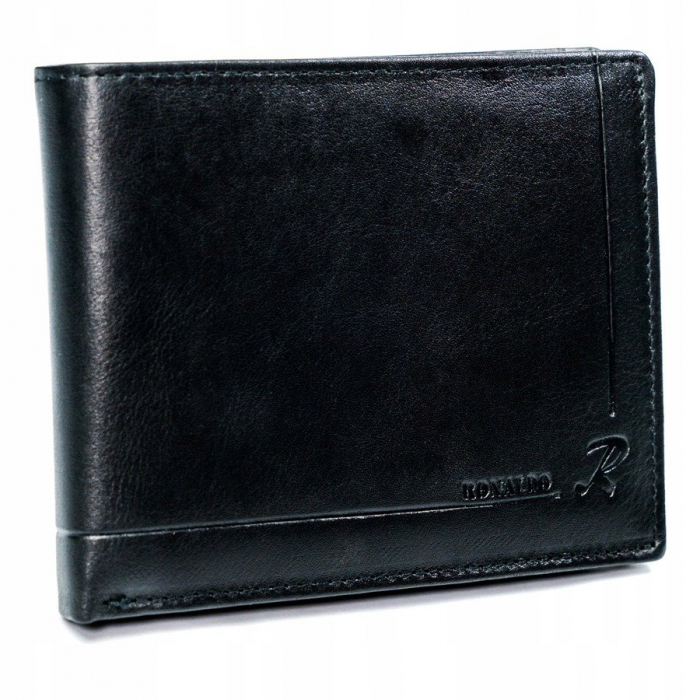 Portofel barbati, PORMG035, piele naturala, Negru, cu RFID [9]