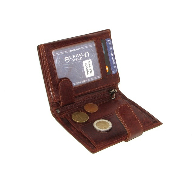 Portofel barbati, PORMG041, piele naturala, maron coniac, cu RFID [4]