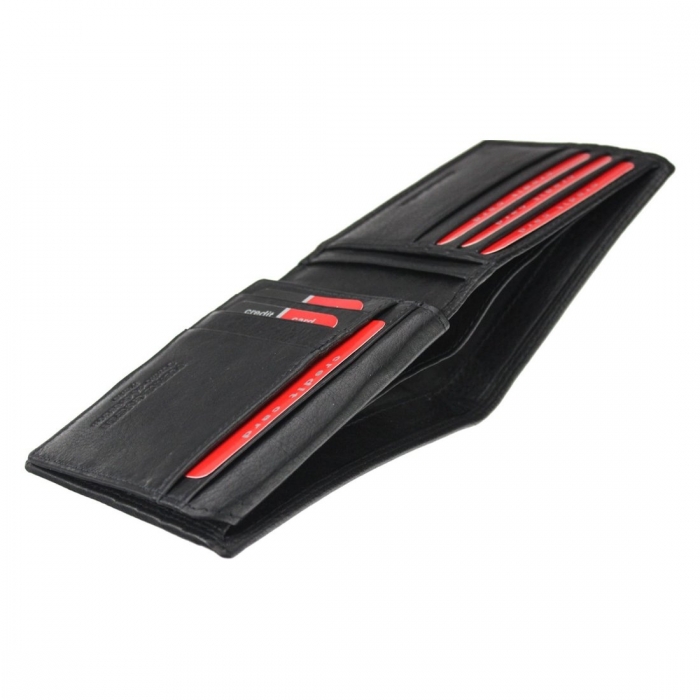 Portofel barbati PORMGP19 Negru, Piele naturala [4]