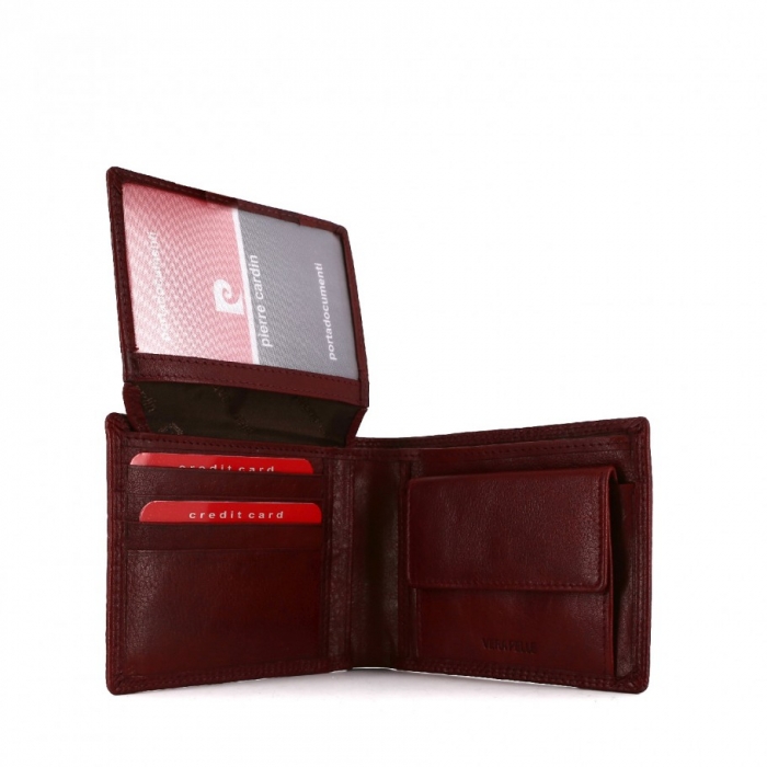 Portofel barbati PORMGP7 Bordo, Piele naturala [2]
