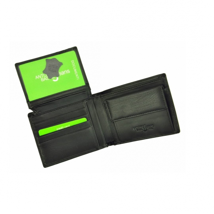 Portofel barbati PORMGP8 Negru, Piele naturala [8]