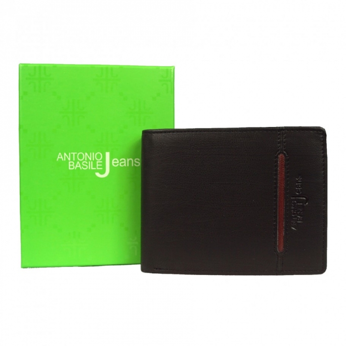 Portofel barbati PORMGP8 Negru, Piele naturala [5]