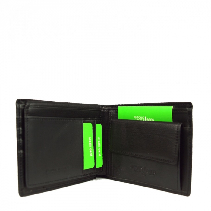 Portofel barbati PORMGP9 Negru, Piele naturala [5]