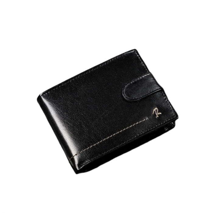 Portofel barbati premium din piele naturala Rovicky PORMG203, cu RFID, Negru [1]