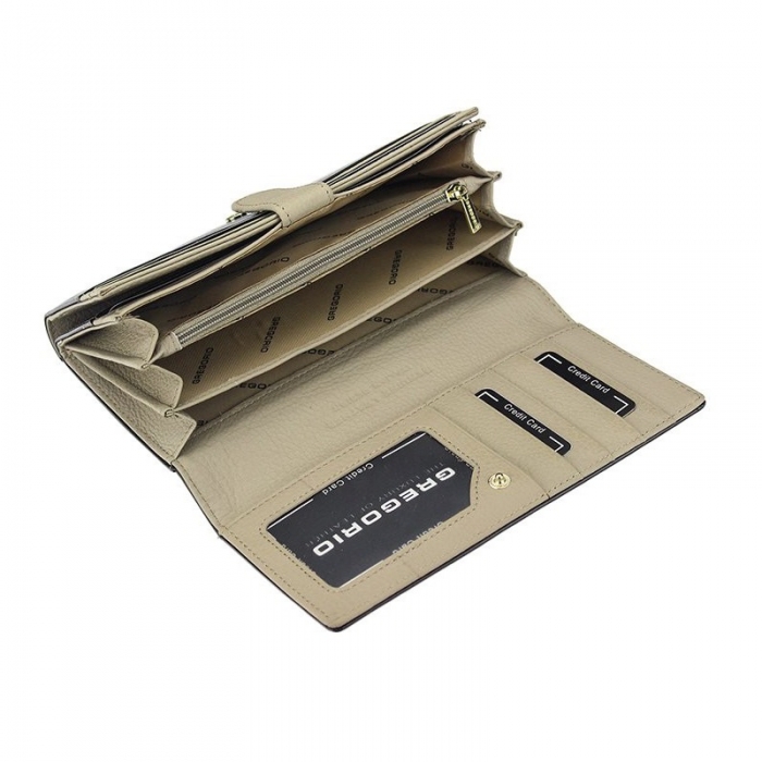 Portofel dama de lux din piele naturala Gregorio PORT579 [3]