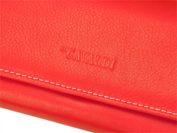 Portofel dama din piele naturala Cavaldi PORT703 Rosu [5]