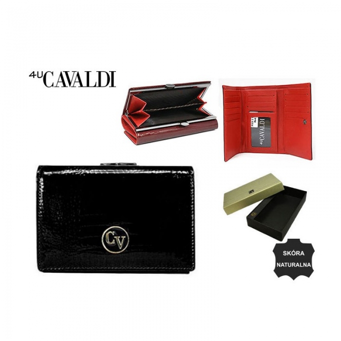 Portofel dama piele naturala Cavaldi PORT330 Negru [2]