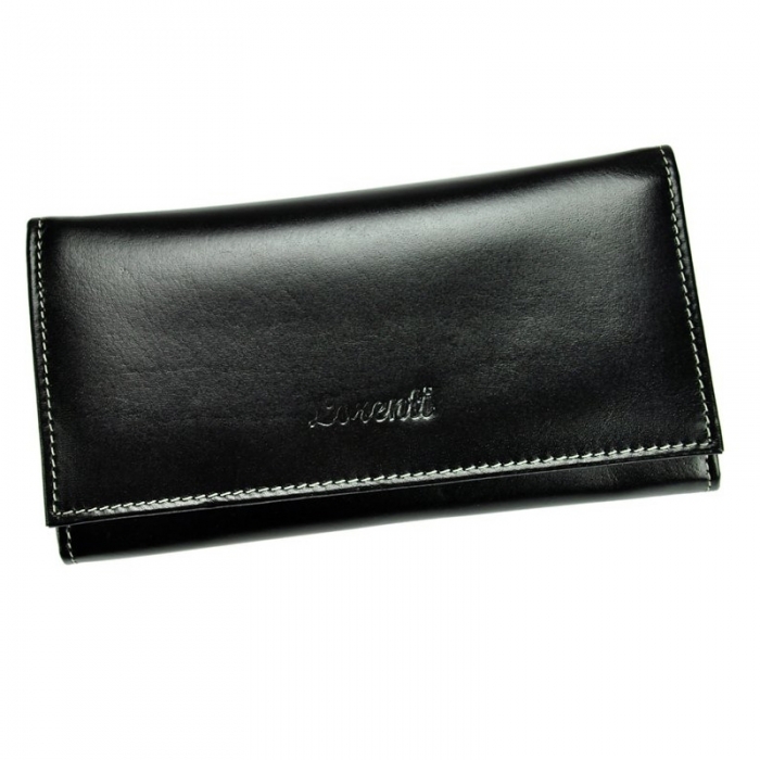Portofel  dama piele naturala Lorenti negru [9]