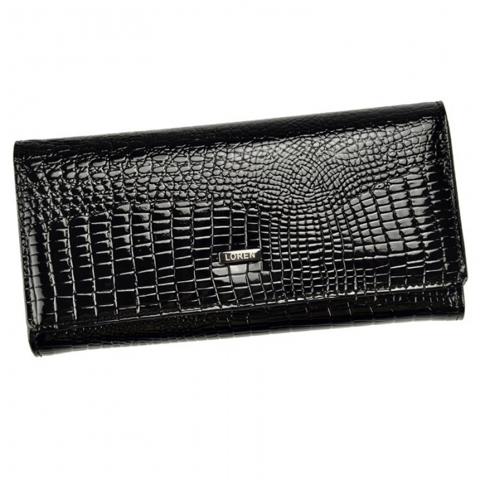 Portofel dama piele naturala negru Loren [10]