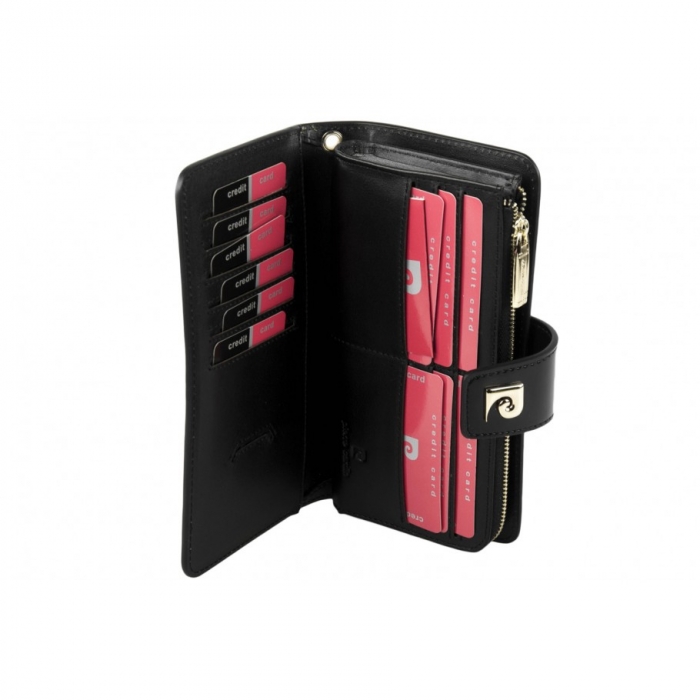 Portofel dama PORTGP2 Negru, Piele naturala [4]